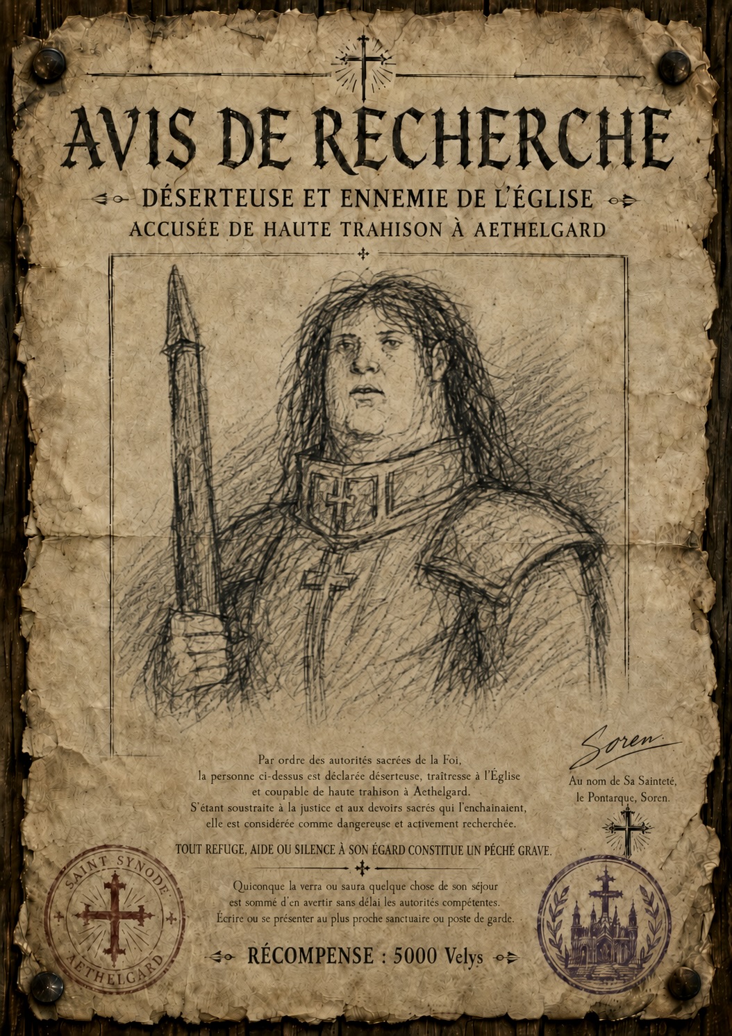 Avis de recherche de Neyra